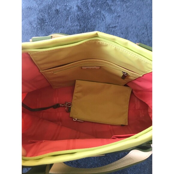 Tumi nylon green laptop case briefcase - Picture 7 of 12